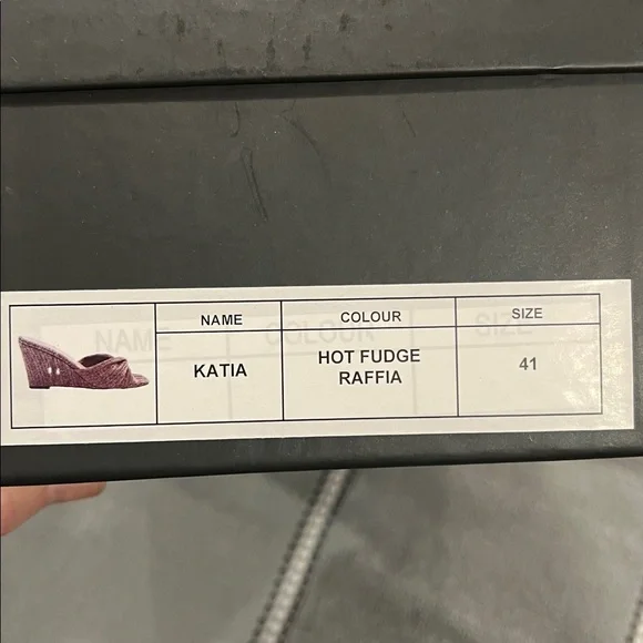 Anthropologie Silent D Katia Wedge Sandals EU sz 41,new in box - Picture 11 of 11